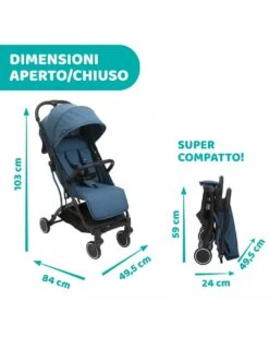 Passeggino Trolley Me Calypso Blue - Chicco -Bambini Prodotti Negozio 0063843d xz 1299728 4