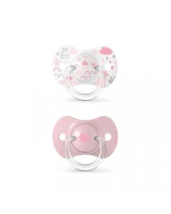 Memories Succhietto Silicone 0/6m Tettina Sx Pro 2pz Rosa