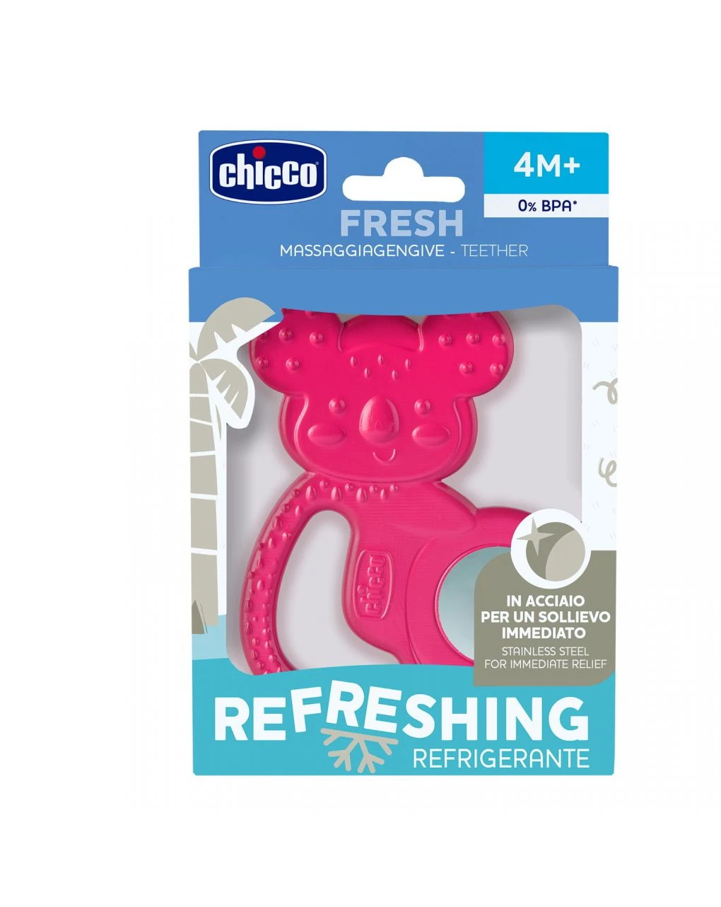Chicco - Massaggiagengive Fresh Koala Rosa 4m+ 2 Chicco - Massaggiagengive Fresh Koala Rosa 4m+ - immagine 2