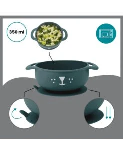 Babymoov Set Pappa 6-12 Mesi 3 Pezzi First'isy Cane Blu -Bambini Prodotti Negozio 07542dd6 xz 1251946 6