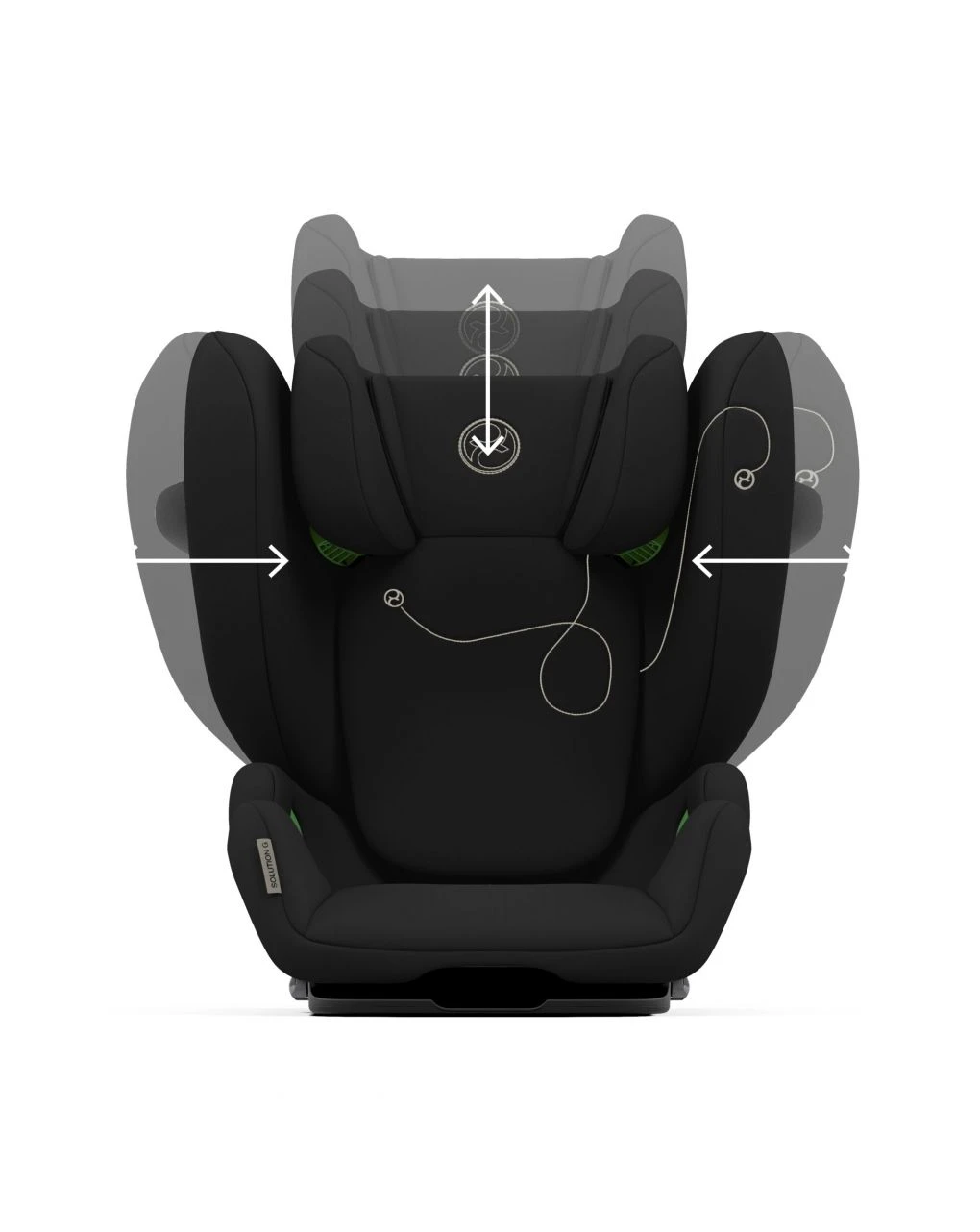 Seggiolino Auto Solution G I-fix Moon Black 100-150 Cm - Cybex 8 Seggiolino Auto Solution G I-fix Moon Black 100-150 Cm - Cybex - immagine 8