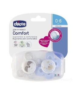 Succhietto Comfort Bimbo Silicone 0-6m 2 Pezzi Chicco