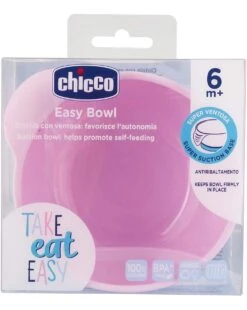 Ciotola Silicone Con Ventosa 6m+ Rosa
