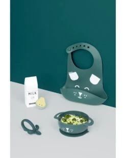 Babymoov Set Pappa 6-12 Mesi 3 Pezzi First'isy Cane Blu -Bambini Prodotti Negozio 10879d45 xz 1251946 9