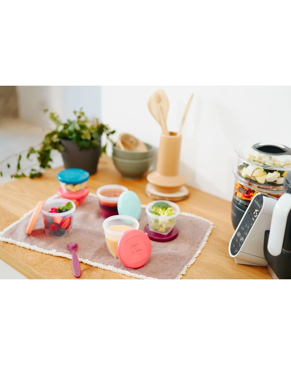 Cuocipappa Nutribaby (+) Grigio - Babymoov 6 Cuocipappa Nutribaby (+) Grigio - Babymoov - immagine 6