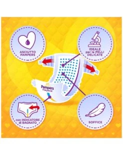 Pampers - Pannolini Progressi Pentapack Tg. 2 (140 Pz) -Bambini Prodotti Negozio 13a7ec27 659685 3