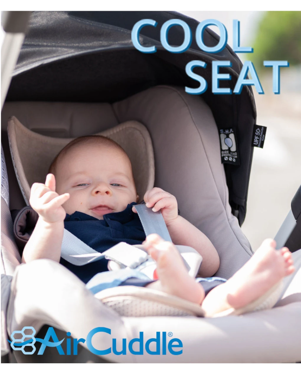 Cool Seat Foderina Grigia Gruppo 0 - Aircuddle 4 Cool Seat Foderina Grigia Gruppo 0 - Aircuddle - immagine 4