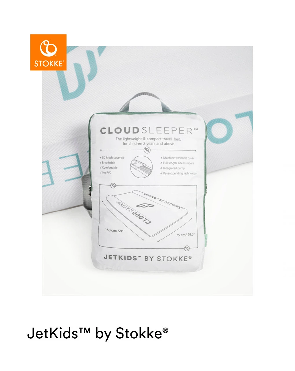 Letto Gonfiabile Per Bambini Cloudsleeper™ Jetkids™ - Stokke® 4 Letto Gonfiabile Per Bambini Cloudsleeper™ Jetkids™ - Stokke® - immagine 4