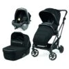 Trio Vivace Slk Licorice Con Culla Gran Pagoda - Peg Perego
