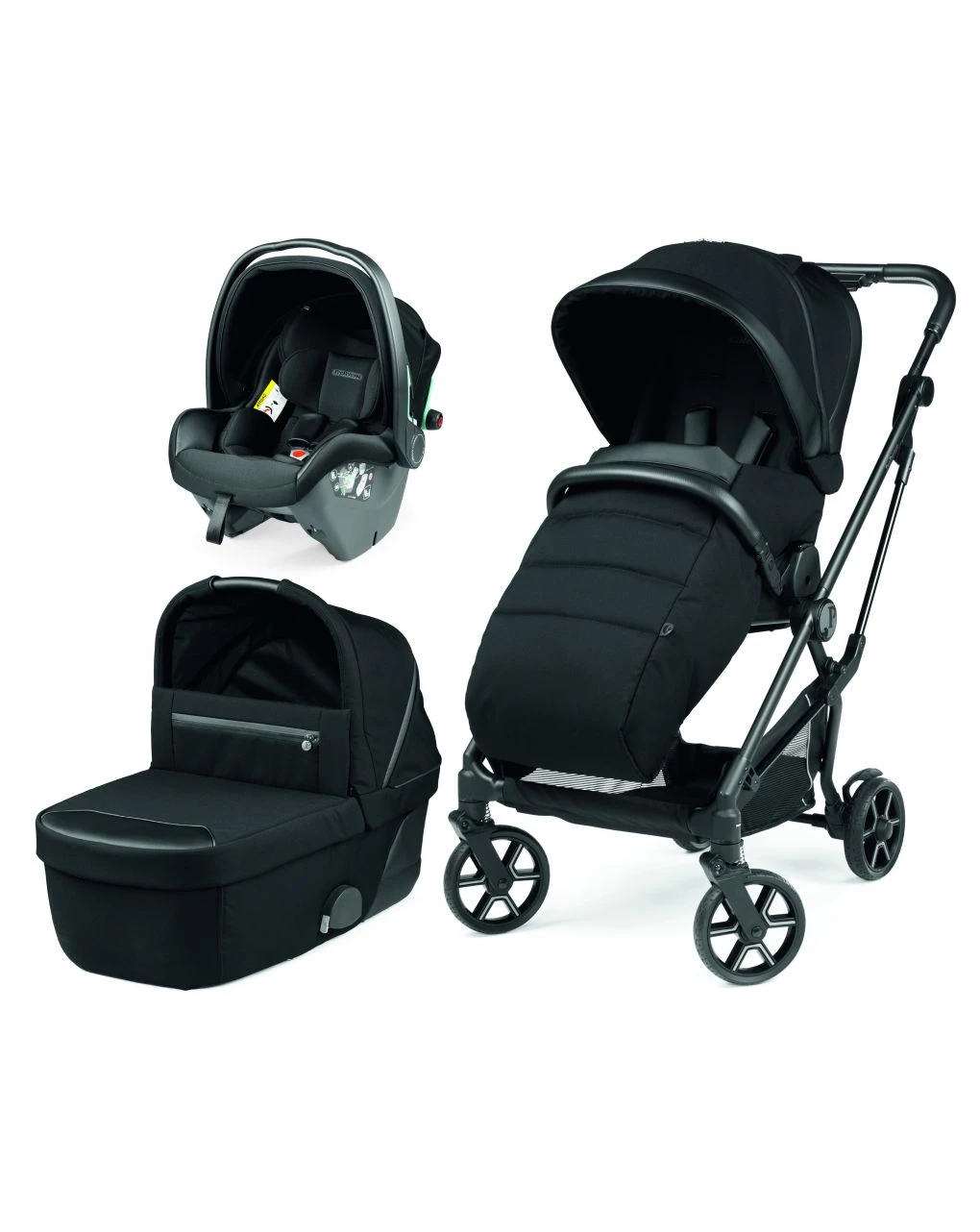 Trio Vivace Slk Licorice Con Culla Gran Pagoda - Peg Perego 1 Trio Vivace Slk Licorice Con Culla Gran Pagoda - Peg Perego
