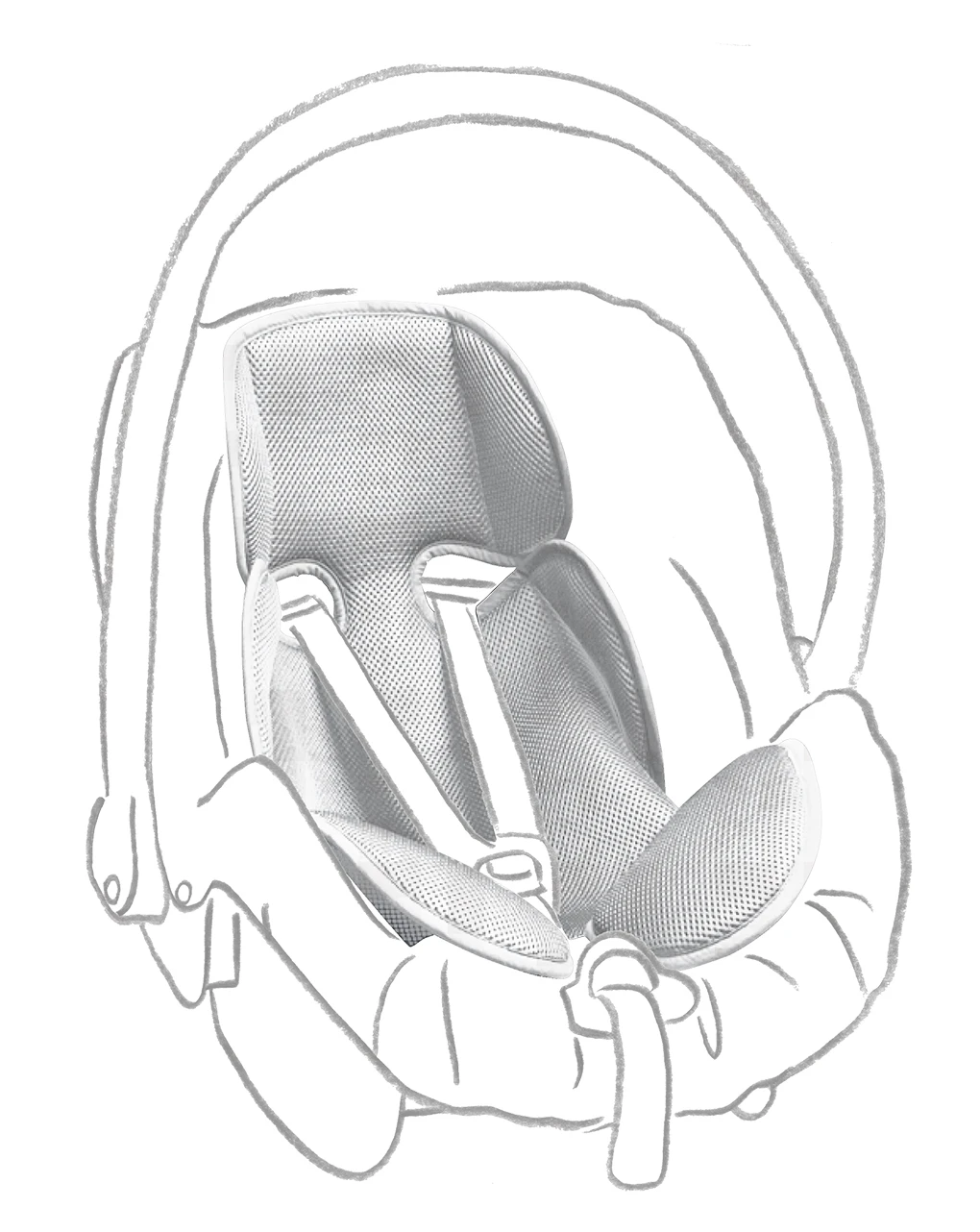 Materassino Spugna Neonato - Giordani 1 Materassino Spugna Neonato - Giordani