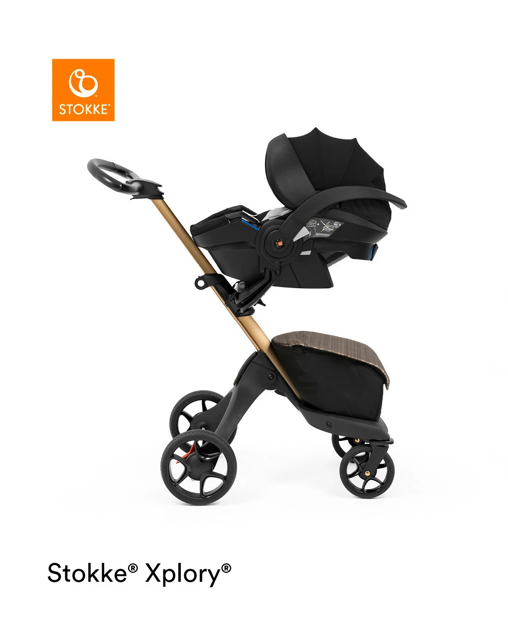 Passeggino Xplory® X Gold Limited Edition - Stokke® 3 Passeggino Xplory® X Gold Limited Edition - Stokke® - immagine 3
