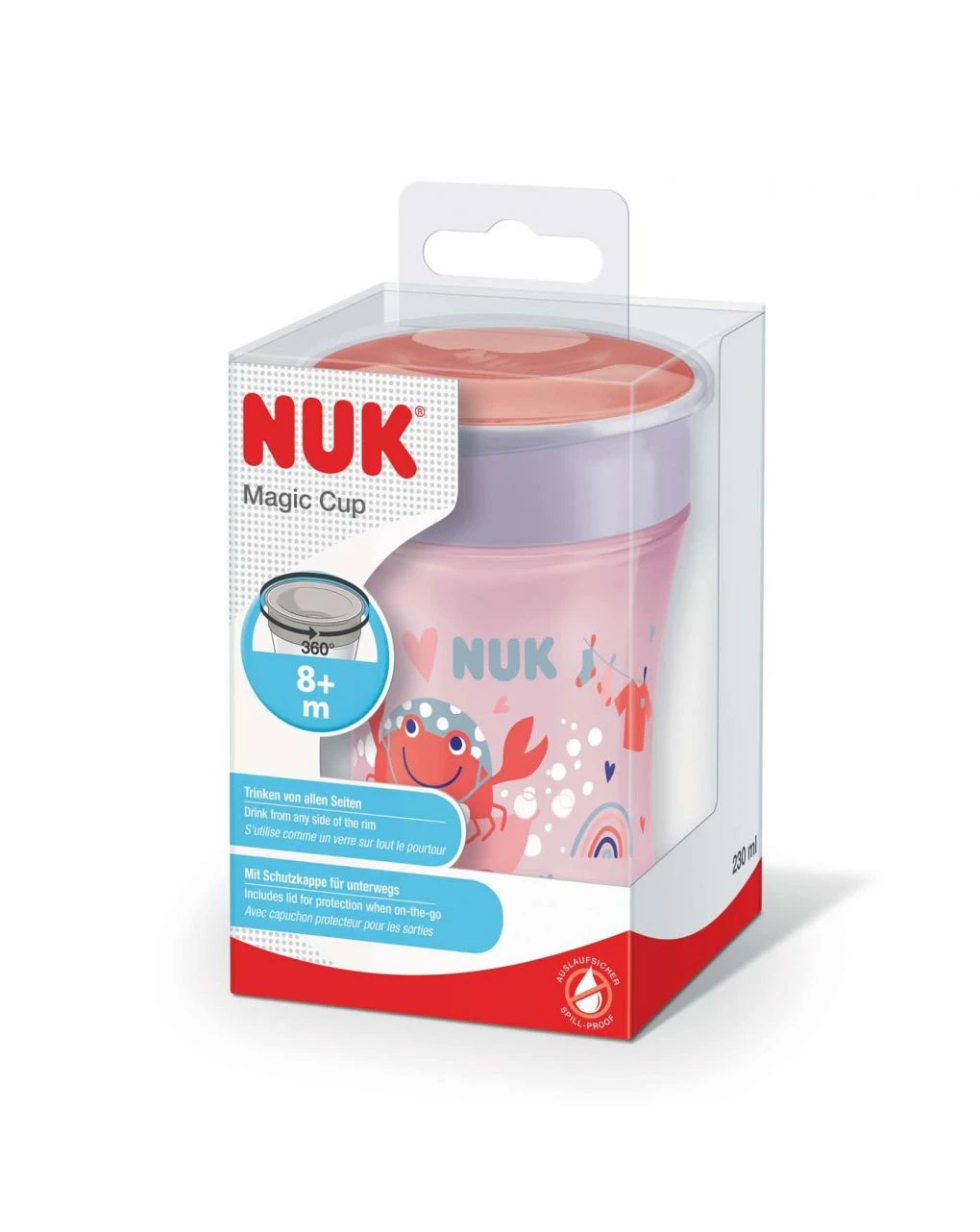 Nuk Tazza Magic Cup 230ml_ Granchio 2 Nuk Tazza Magic Cup 230ml_ Granchio - immagine 2