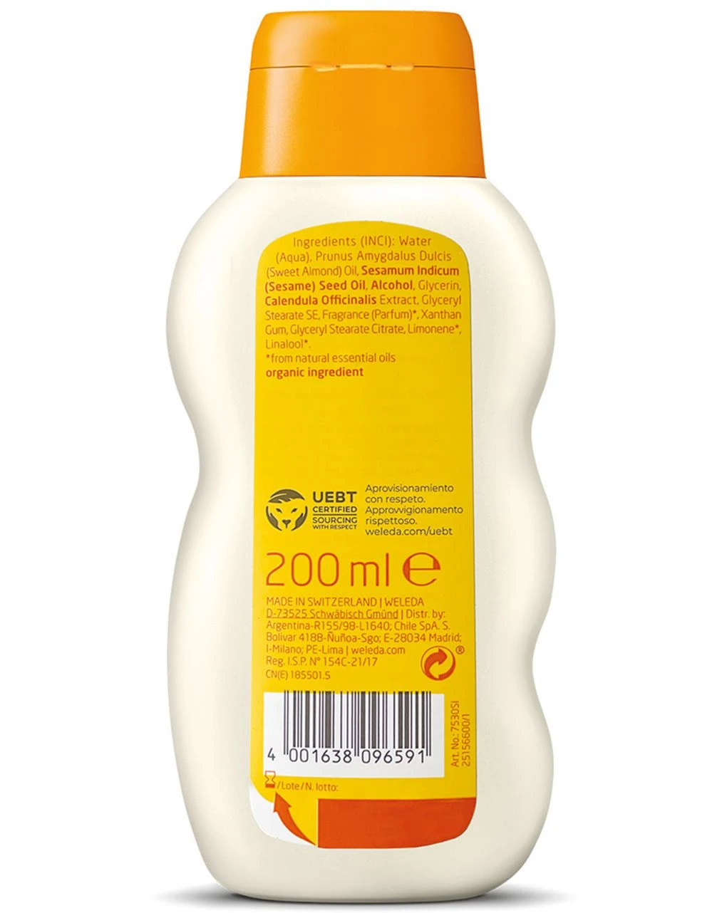 Weleda - Baby Bagno Cremoso Calendula 2 Weleda - Baby Bagno Cremoso Calendula - immagine 2