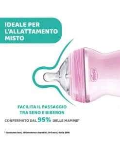 Chicco - Biberon Naturalfeeling Bimba, 6m+, 330 Ml, Flusso Veloce -Bambini Prodotti Negozio 2cd60674 xz 000000000000698998 03