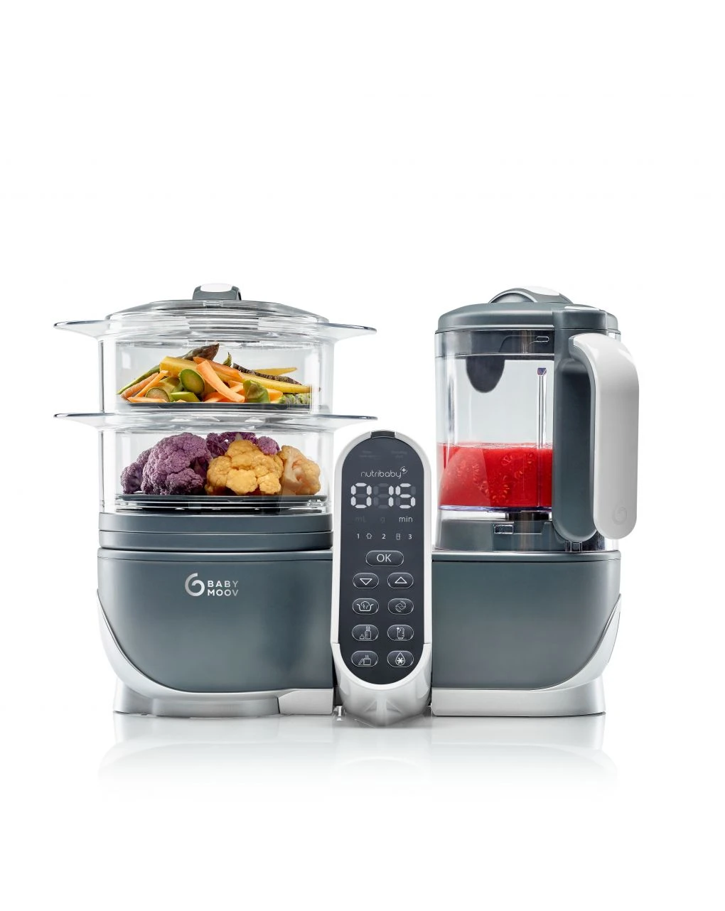 Cuocipappa Nutribaby (+) Grigio - Babymoov 7 Cuocipappa Nutribaby (+) Grigio - Babymoov - immagine 7