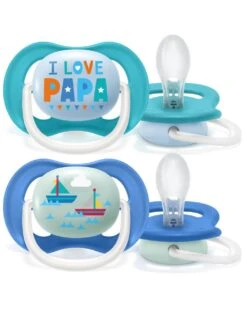 Philips Avent 2 Succhietti Ultra Air Collection 6-18m Papa