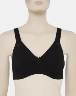 Reggiseno Allattamento Microfibra Nero Coppa C