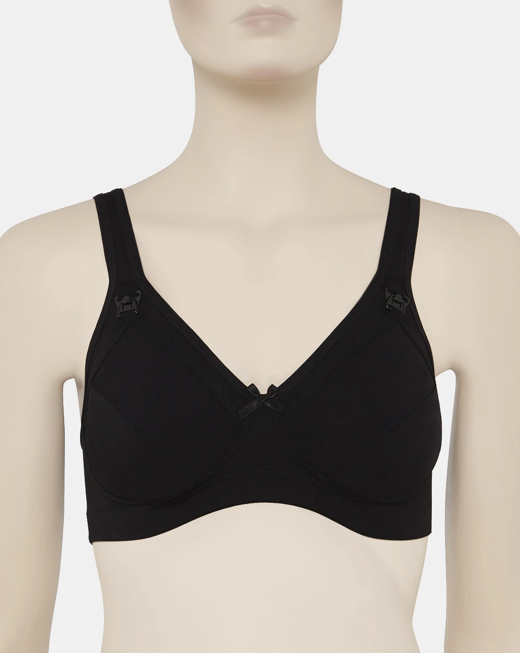 Reggiseno Allattamento Microfibra Nero Coppa C 1 Reggiseno Allattamento Microfibra Nero Coppa C
