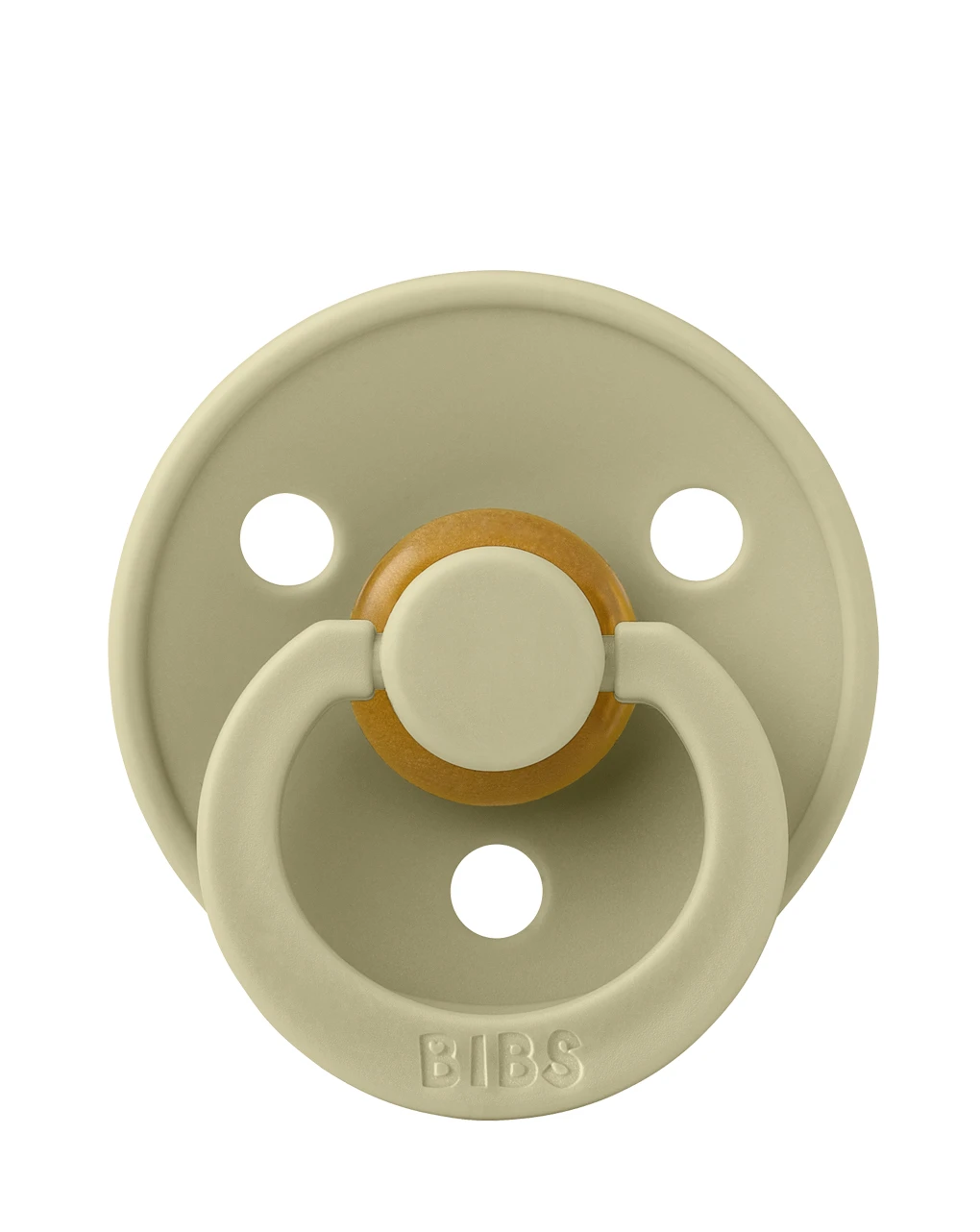 Set 2 Ciucci Tettarella Tonda In Gomma Naturale 0/6 Mesi - Colore Khaki E Dusty Blue - Bibs 5 Set 2 Ciucci Tettarella Tonda In Gomma Naturale 0/6 Mesi - Colore Khaki E Dusty Blue - Bibs - immagine 5