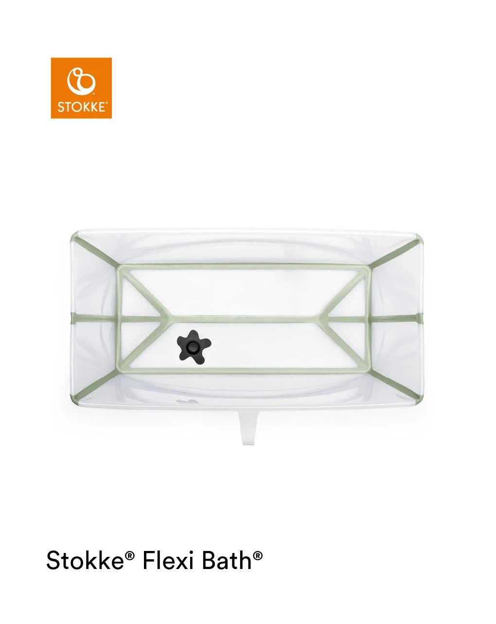 Stokke® Flexi Bath® Trasparent Green 2 Stokke® Flexi Bath® Trasparent Green - immagine 2