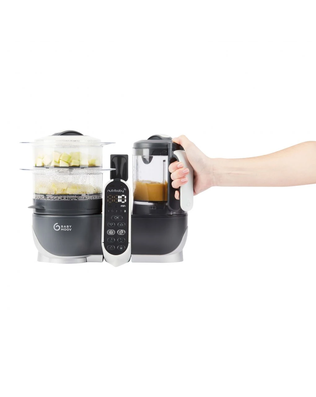 Cuocipappa Nutribaby (+) Grigio - Babymoov 12 Cuocipappa Nutribaby (+) Grigio - Babymoov - immagine 12