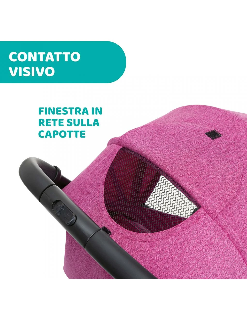 Passeggino Trolley Me Aurora Pink - Chicco 4 Passeggino Trolley Me Aurora Pink - Chicco - immagine 4