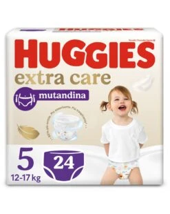 Pannolini Huggies Extra Care Mutandina Tg. 5 (12-17 Kg) - Formato Da 24 Pannolini