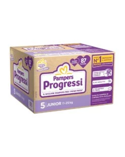 Progressi Taglia 5 Junior Pacco Scorta X87 - Pampers