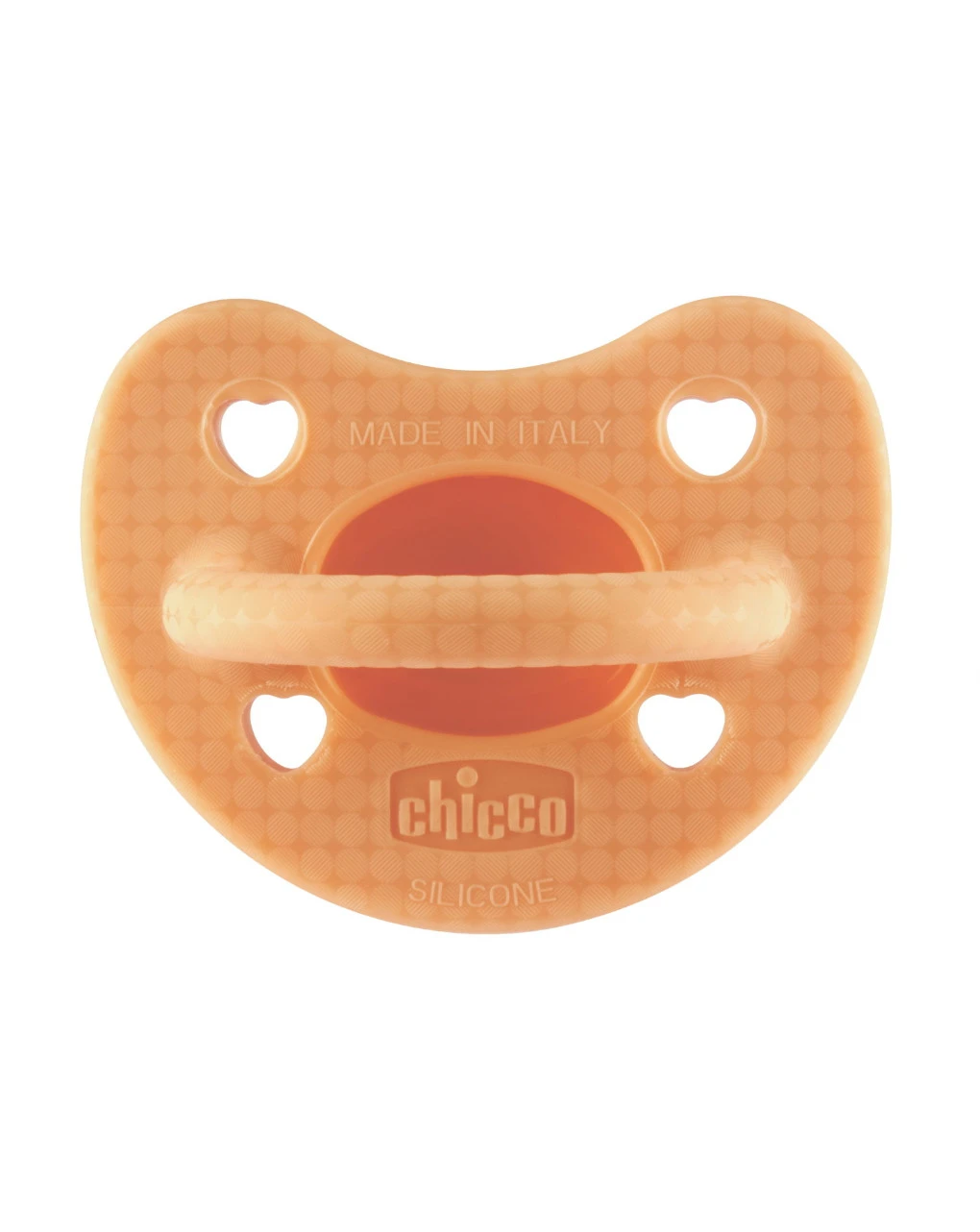 Gommotto Silicone Luxe 2-6m 1pz Arancio - Chicco 1 Gommotto Silicone Luxe 2-6m 1pz Arancio - Chicco