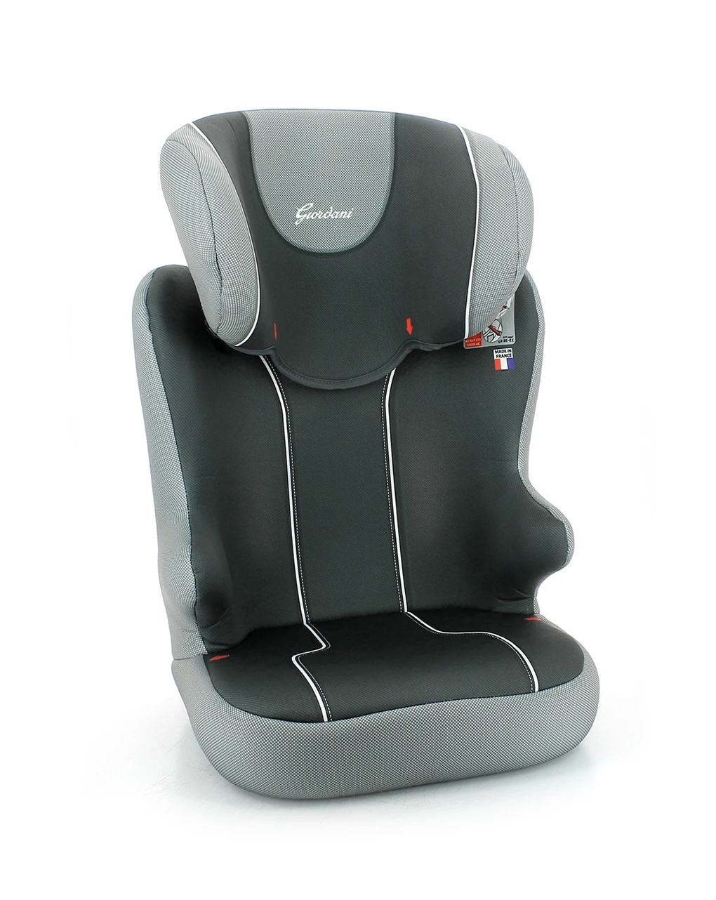 Seggiolino Auto Gr. 2/3 Basic Schienale Grigio/nero - Giordani 1 Seggiolino Auto Gr. 2/3 Basic Schienale Grigio/nero - Giordani