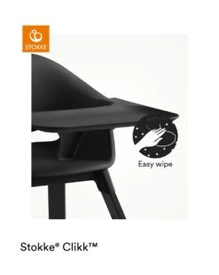 Stokke® Clikk™ High Chair - Black Natural 7 Stokke® Clikk™ High Chair - Black Natural -Bambini Prodotti Negozio 61e64674 xz 000000000000706601 02