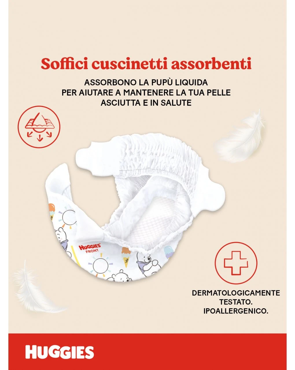 Huggies Extra Care Bebè Grande Tg1 - 40 Pannolini 3 Huggies Extra Care Bebè Grande Tg1 - 40 Pannolini - immagine 3