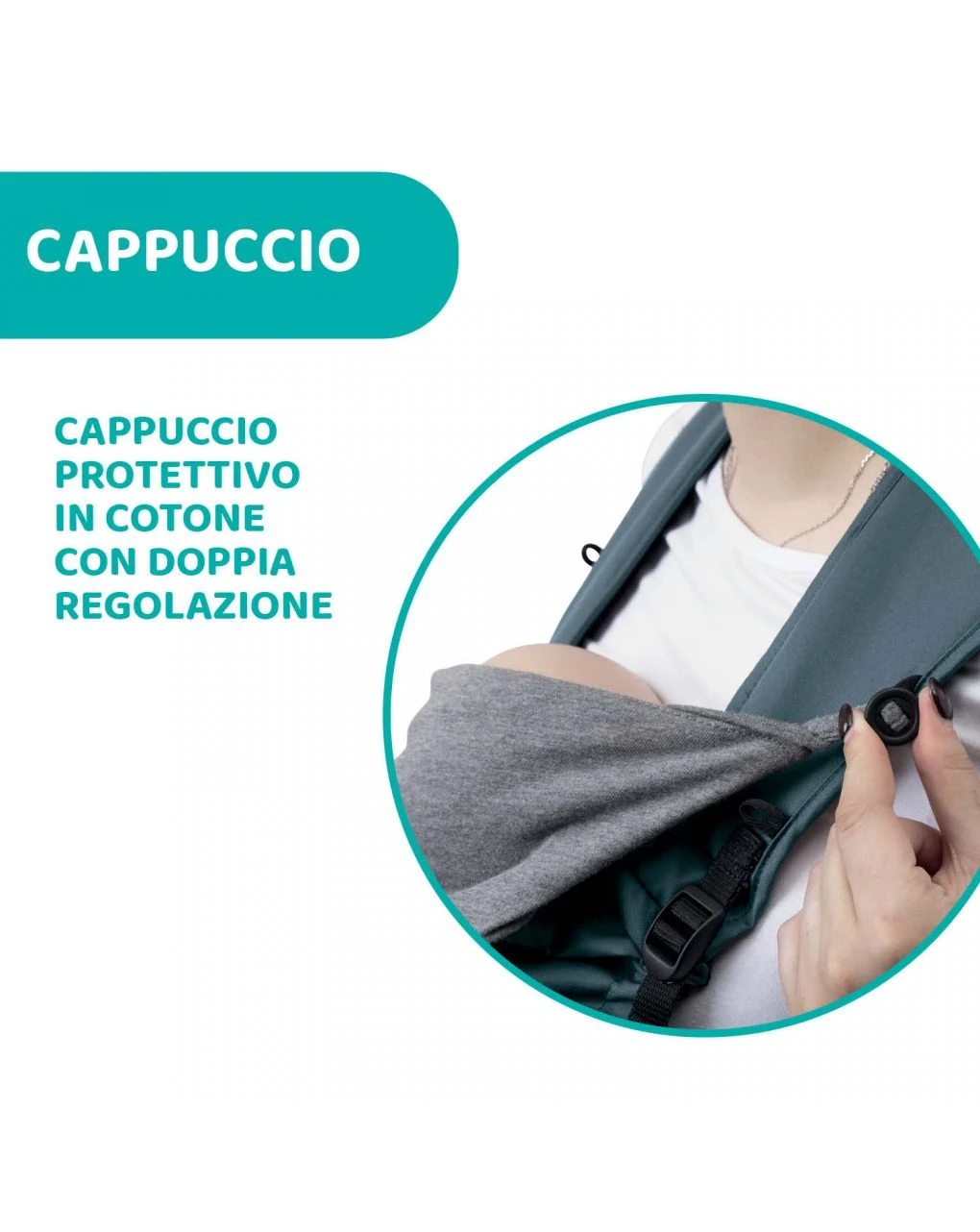 Marsupio Skin Fit Green Wood - Chicco 5 Marsupio Skin Fit Green Wood - Chicco - immagine 5