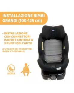 Seggiolino Auto Seat3 Fit I-size Black Air 40-125 Cm - Chicco -Bambini Prodotti Negozio 6758ea86 xz 000000000000693506 02