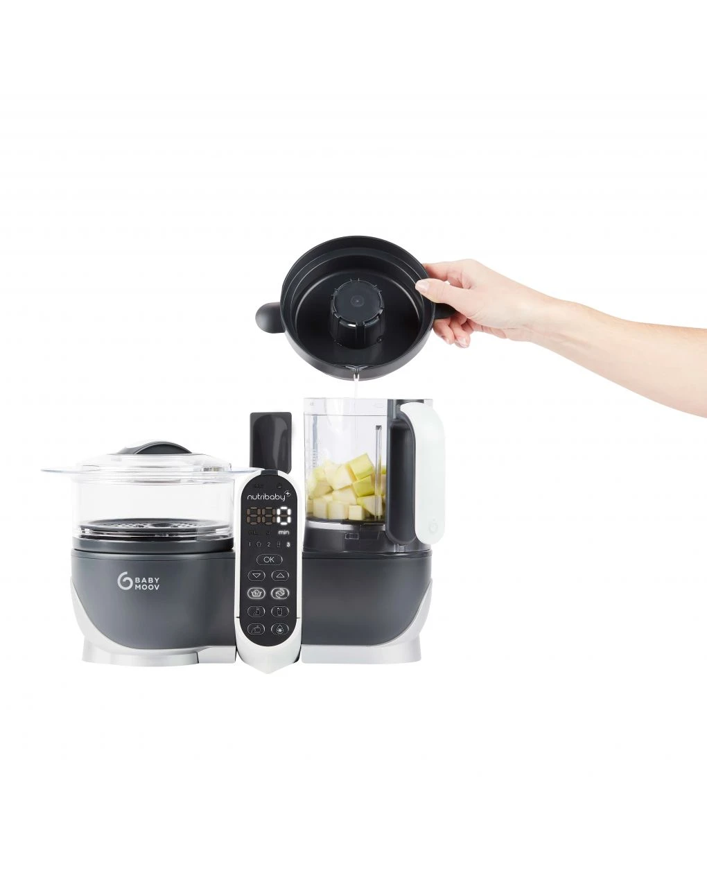 Cuocipappa Nutribaby (+) Grigio - Babymoov 10 Cuocipappa Nutribaby (+) Grigio - Babymoov - immagine 10