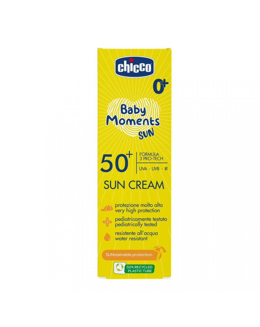 Crema Solare Spf50+ 75ml - Chicco 2 Crema Solare Spf50+ 75ml - Chicco - immagine 2