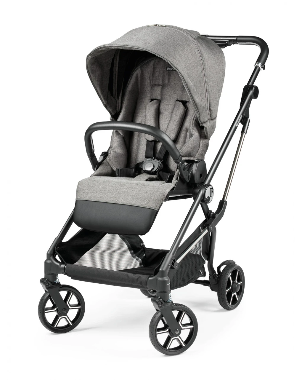 Trio Vivace Slk City Grey Con Culla Grande - Peg Perego 3 Trio Vivace Slk City Grey Con Culla Grande - Peg Perego - immagine 3