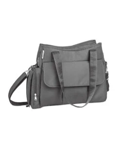 Borsa Shoulder Con Tasche Grigio - Giordani