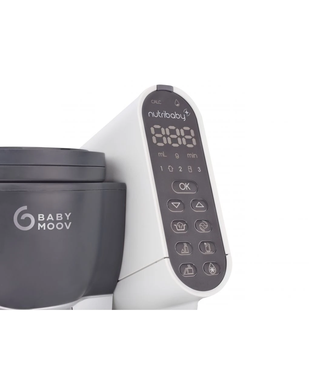Cuocipappa Nutribaby (+) Grigio - Babymoov 13 Cuocipappa Nutribaby (+) Grigio - Babymoov - immagine 13