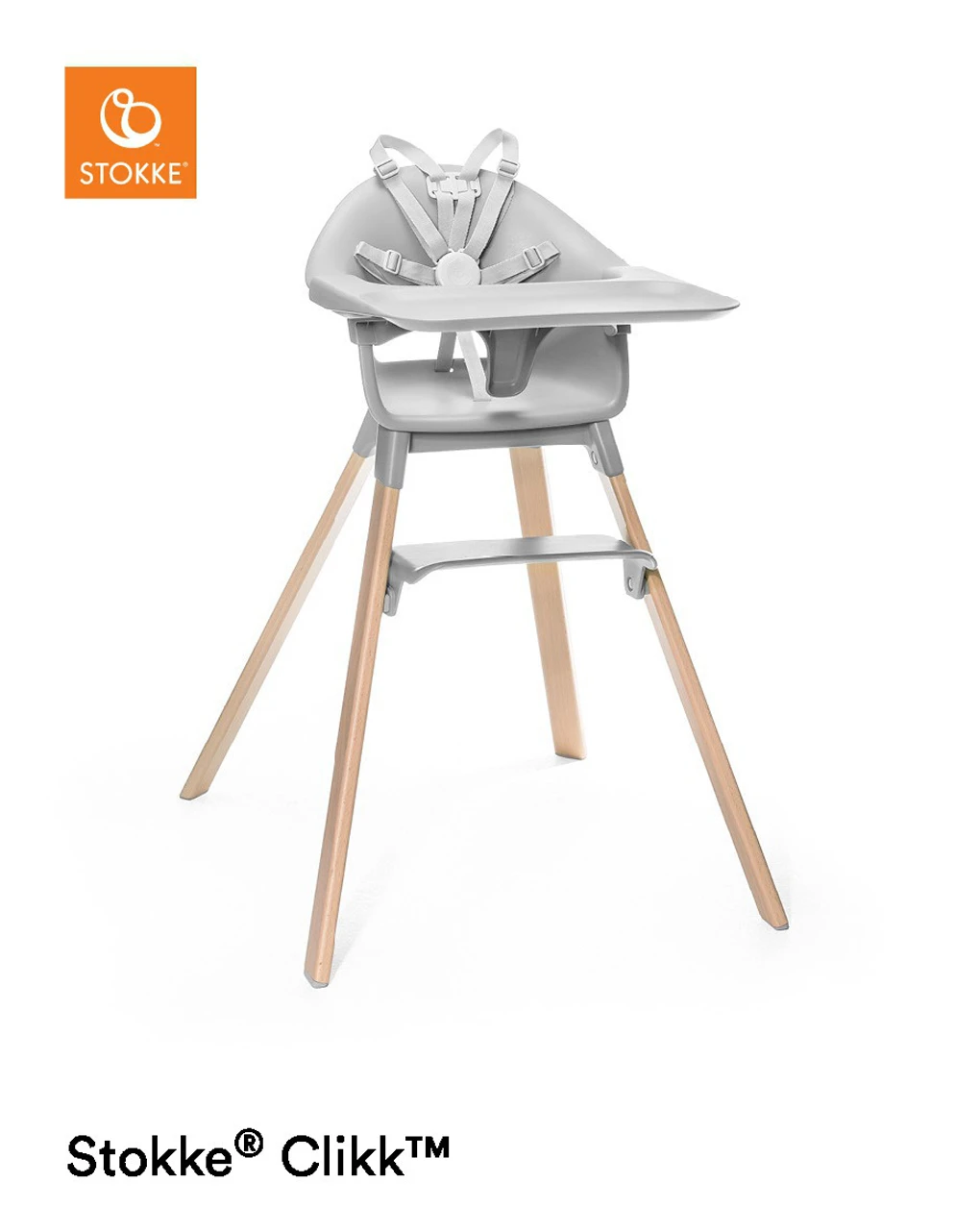 Seggiolone Stokke® Clikk™ - Cloud Grey 2 Seggiolone Stokke® Clikk™ - Cloud Grey - immagine 2