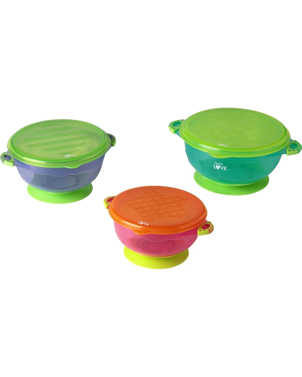 Set Portapappa Con Coperchio Pack X3 - That's Love 1 Set Portapappa Con Coperchio Pack X3 - That's Love