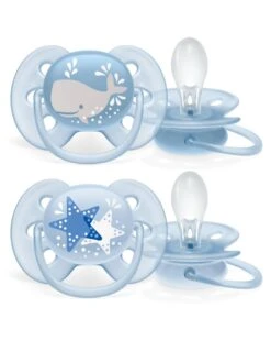 Philips Avent 2 Succhietti Ultra Soft 6-18m Balena