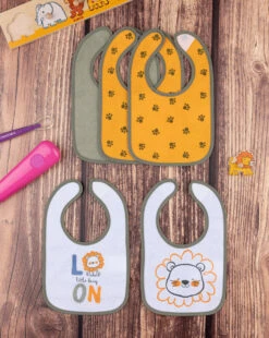 Pack 5 Bavaglini Spugna Bimbo