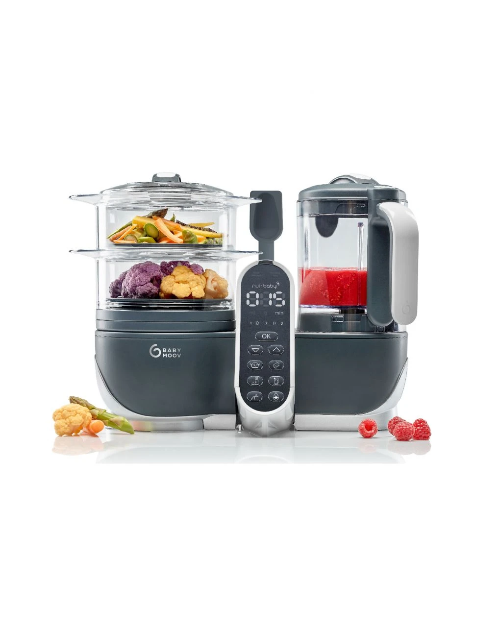 Cuocipappa Nutribaby (+) Grigio - Babymoov 1 Cuocipappa Nutribaby (+) Grigio - Babymoov