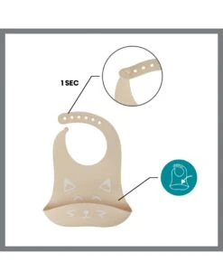 Babymoov Set Pappa 6-12 Mesi 3 Pezzi First'isy Volpe Beige -Bambini Prodotti Negozio 7e57c1f9 xz 1251947 5