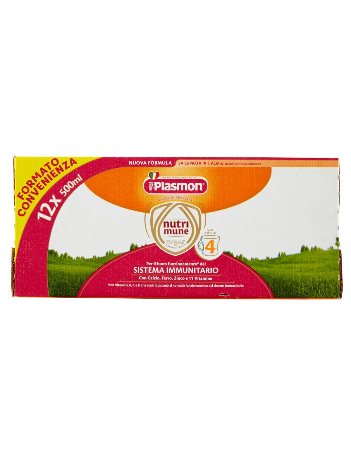 Plasmon Nutri-mune 4 Latte Liquido Stage 4 - 12x500ml 1 Plasmon Nutri-mune 4 Latte Liquido Stage 4 - 12x500ml