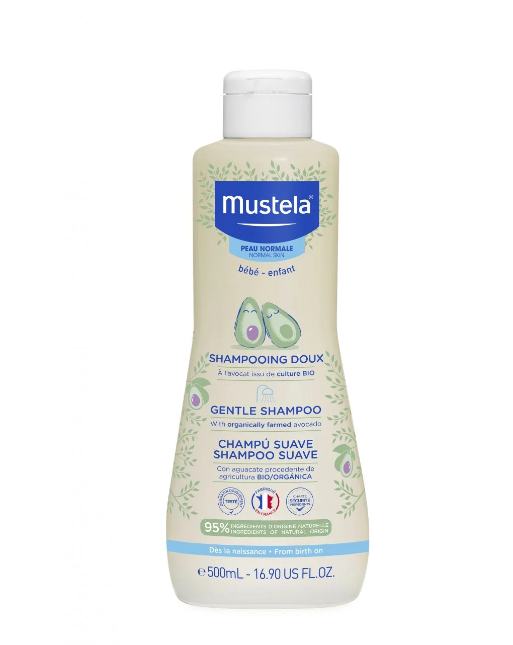 Shampoo Dolce 500ml - Mustela 1 Shampoo Dolce 500ml - Mustela