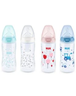 Nuk Bib Fc+ Temp Contr. Pp300ml Sil 0-6m