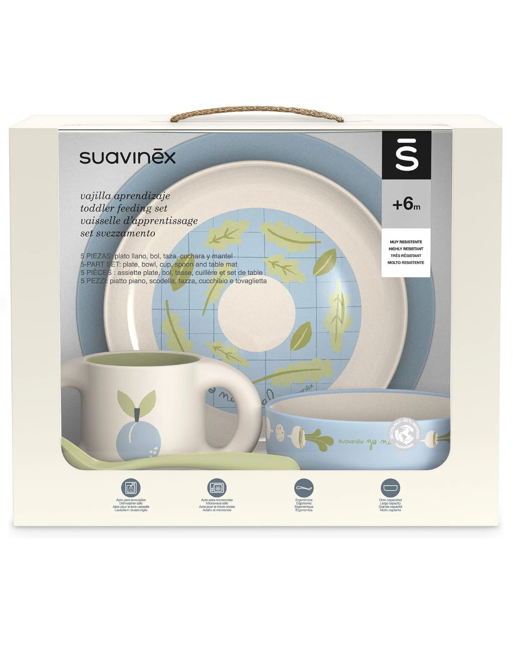 Suavinex - Set Svezzamento Verde +6m 3 Suavinex - Set Svezzamento Verde +6m - immagine 3